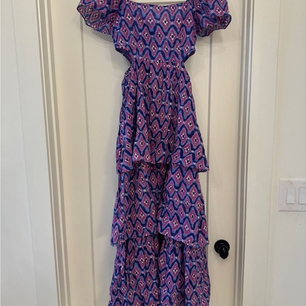 Colorful Geometric Patterned Dress
